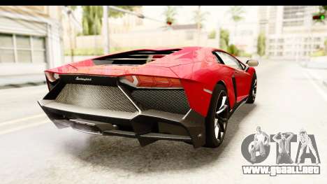 Lamborghini Aventador LP720-4 2013 para GTA San Andreas
