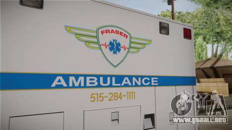 Chevrolet Express 2011 Ambulance para GTA San Andreas