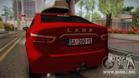 Lada Vesta Sedan para GTA San Andreas