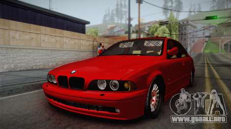 BMW 530d E39 Red Black para GTA San Andreas