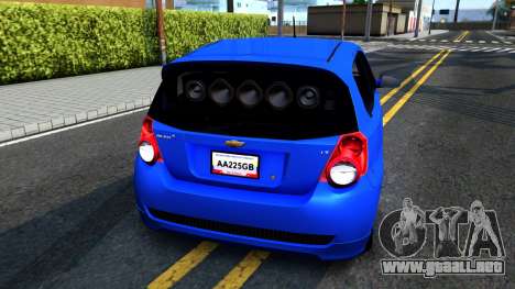 Chevrolet Aveo 2012 para GTA San Andreas