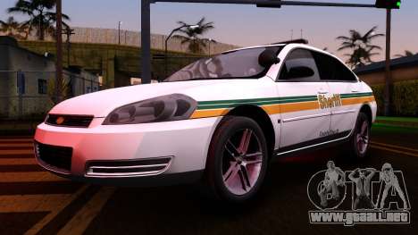 2008 Chevrolet Impala LTZ County Sheriff para GTA San Andreas