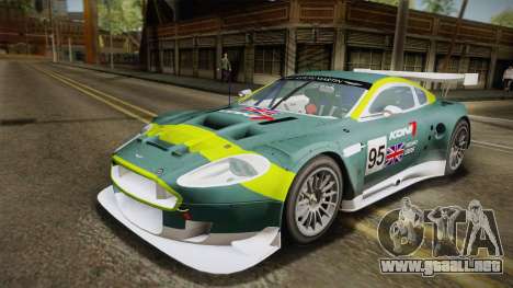 Aston Martin Racing DBR9 2005 v2.0.1 YCH Dirt para GTA San Andreas