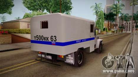 GAZ 3309 Policía para GTA San Andreas