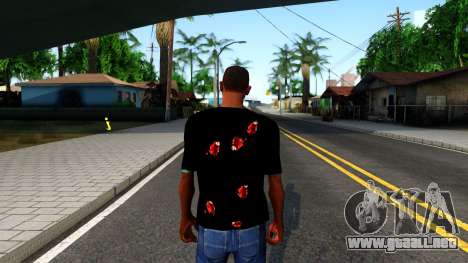 Black I am Fine T-Shirt para GTA San Andreas