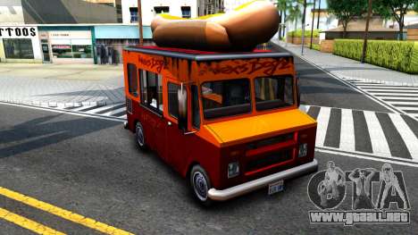 New HotDog Van para GTA San Andreas