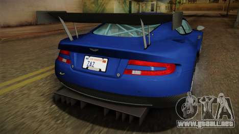 Aston Martin Racing DBR9 2005 v2.0.1 Dirt para GTA San Andreas