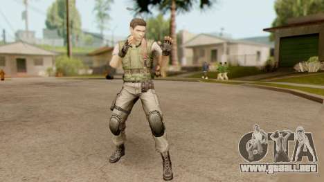 Resident Evil HD - Chris Redfield S.T.A.R.S para GTA San Andreas