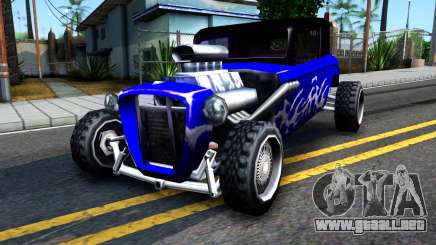 Duke Blue Hotknife Race Car para GTA San Andreas