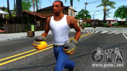 Black With Flames Boxing Gloves Team Fortress 2 para GTA San Andreas