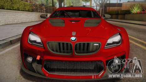 BMW M6 GT3 para GTA San Andreas