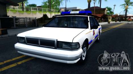 Declasse Premier Hometown Police Department 2000 para GTA San Andreas