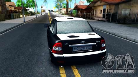 VAZ 2170 de "Invierno" para GTA San Andreas