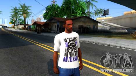 Nike Air Jordan S.O.M. Do You Know T-Shirt White para GTA San Andreas