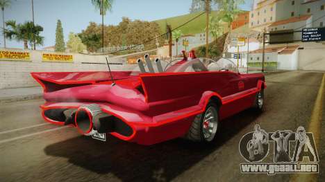 GTA 5 Vapid Peyote Batmobile 66 para GTA San Andreas