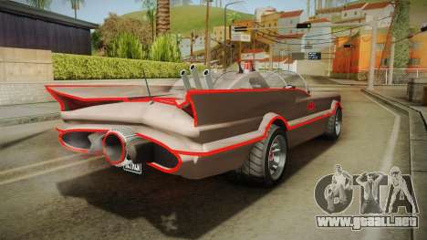 GTA 5 Vapid Peyote Batmobile 66 IVF para GTA San Andreas