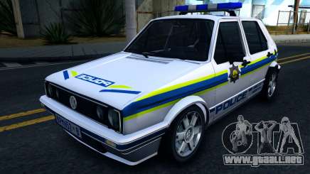 Volkswagen Golf White South African Police para GTA San Andreas