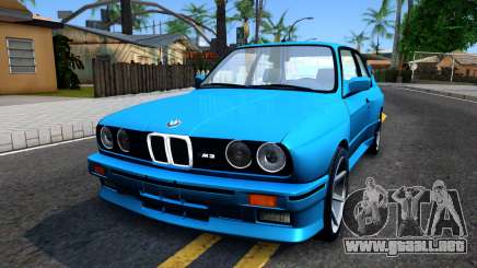 BMW M3 E30 turquesa para GTA San Andreas