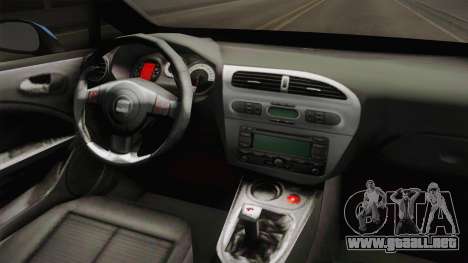 Seat Leon Cupra para GTA San Andreas