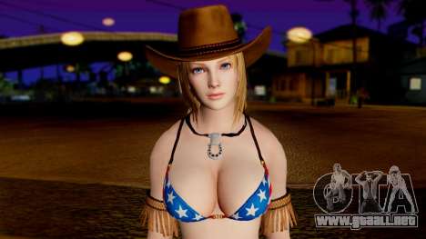 Dead Or Alive 5 - Tina Cowgirl with Pants para GTA San Andreas