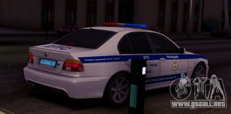 BMW E39 540i Russian Police para GTA San Andreas