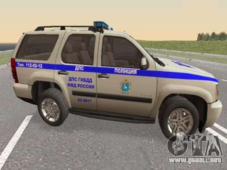Chevrolet Tahoe Policía DPS para GTA San Andreas