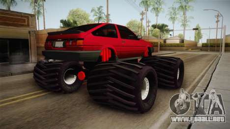 Toyota Corolla GT-S Monster Truck para GTA San Andreas