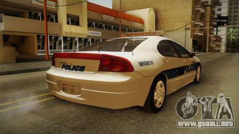 Dodge Intrepid 2001 El Quebrados Police para GTA San Andreas