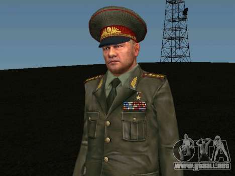 General del ejército para GTA San Andreas