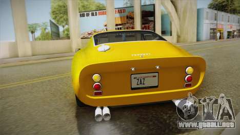 Ferrari 250 GTO (Series I) 1962 IVF PJ1 para GTA San Andreas
