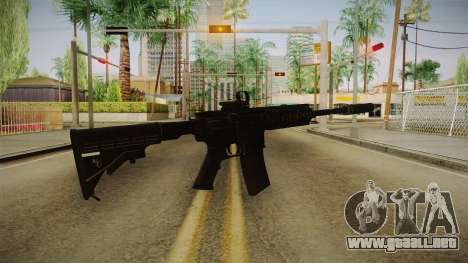 CoD 4: MW - M4A1 Remastered v1 para GTA San Andreas