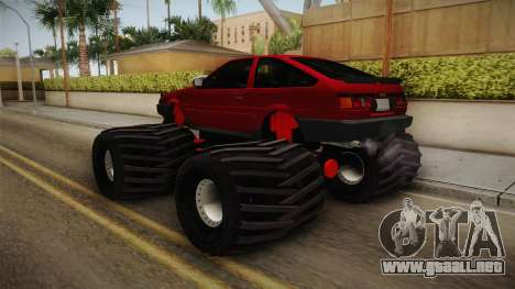 Toyota Corolla GT-S Monster Truck para GTA San Andreas