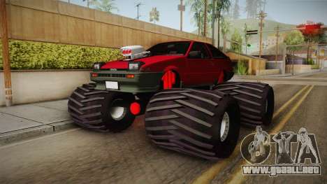 Toyota Corolla GT-S Monster Truck para GTA San Andreas