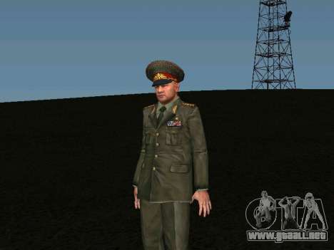 General del ejército para GTA San Andreas