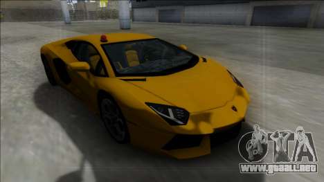 Lamborghini Aventador FBI para GTA San Andreas