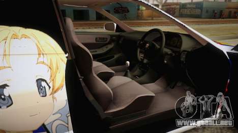 Honda Integra Tipe R Girl und Panzer Itasha para GTA San Andreas