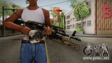 AK-47 with M203 para GTA San Andreas