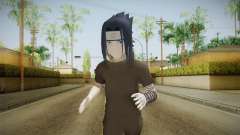 NUNS4 - Sasuke Genin Black Clothes Normal Eyes para GTA San Andreas
