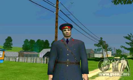 El capitán de la policía de la URSS para GTA San Andreas