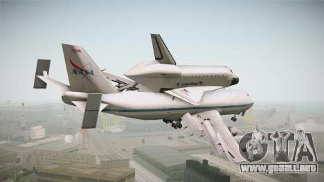 Boeing 747-100 Shuttle Carrier Aircraft para GTA San Andreas