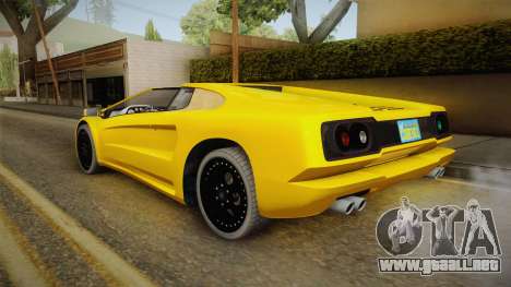 GTA 5 Pegassi Infernus Classic Cabrio para GTA San Andreas