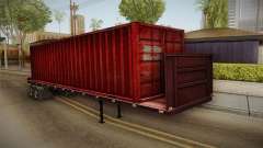 Red Trailer Container HD para GTA San Andreas