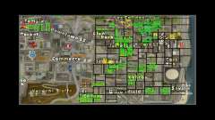Mapa con los números de las casas de ARP para GTA San Andreas
