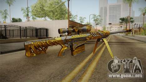 Cross Fire - M82A1 Born Beast Noble Gold para GTA San Andreas