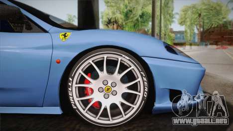 Ferrari 360 Challenge Stradale v3.2 para GTA San Andreas