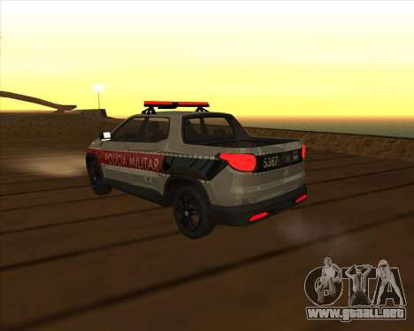 Fiat Toro Police Military para GTA San Andreas