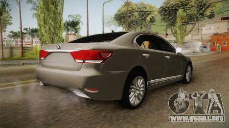 Lexus LS 460 Interior para GTA San Andreas