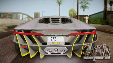 Lamborghini Centenario LP770-4 para GTA San Andreas