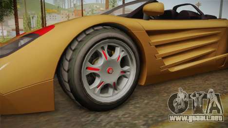GTA 5 Progen GP1 Roadster IVF para GTA San Andreas