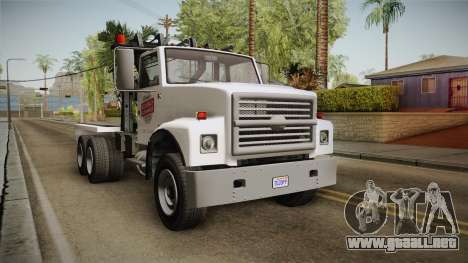 GTA 5 Vapid Towtruck Large Cleaner para GTA San Andreas